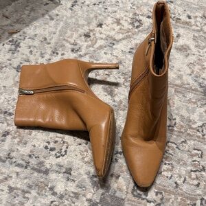 Vince Camuto Brown Leather Heeled Boots